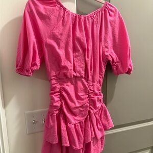 Hello Molly Pink Mini Dress